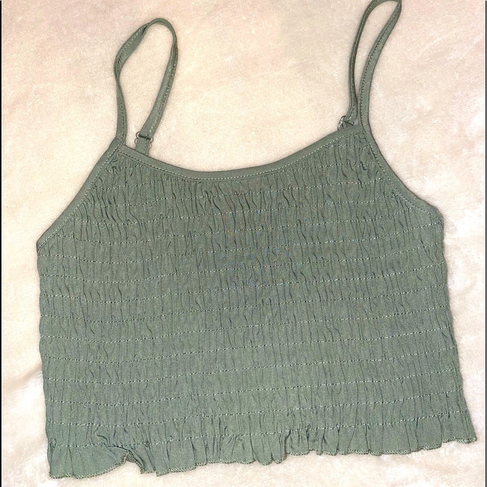 Ribbed Crop Tank Top